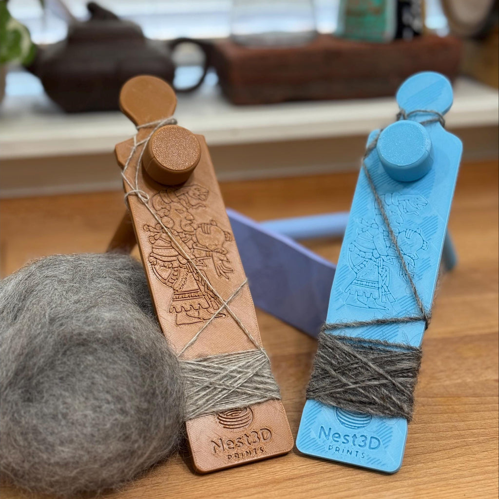 Mayan Paddle Spinner for Hand Spinning | Fiber Arts Tool